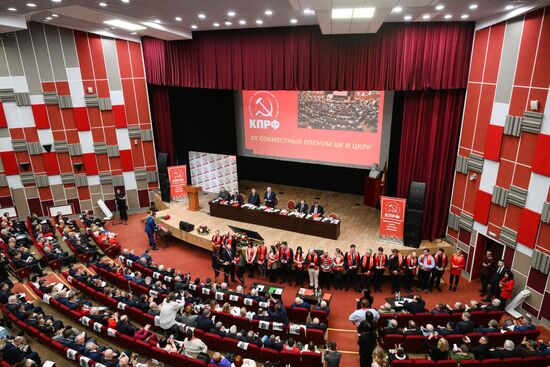 Russia Communist Party Plenary Meeting