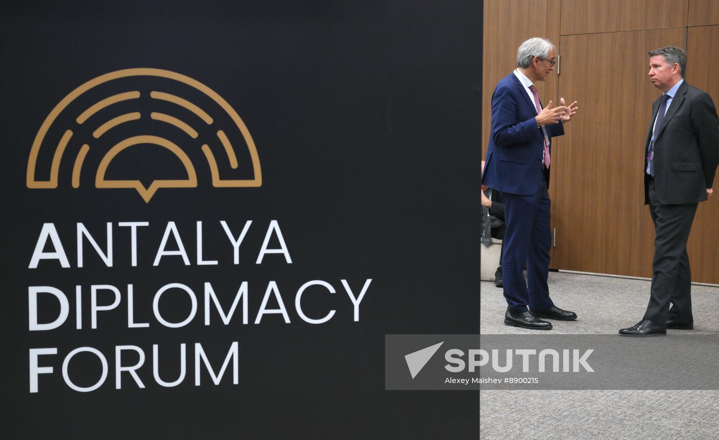 Turkey Antalya Diplomacy Forum