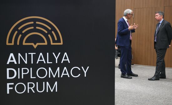 Turkey Antalya Diplomacy Forum
