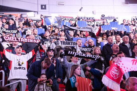 Russia Ice Hockey Continental League Traktor - Dinamo