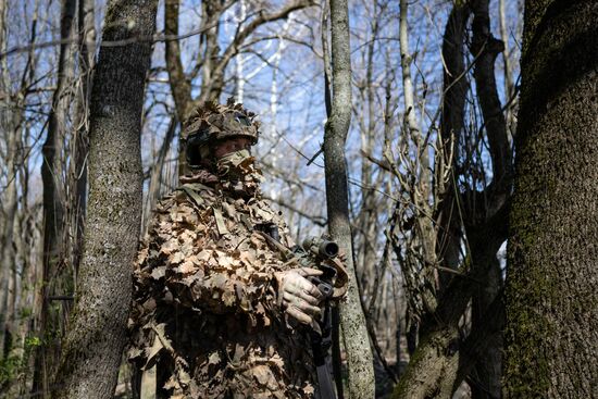 Russia Ukraine Kursk Attack Snipers