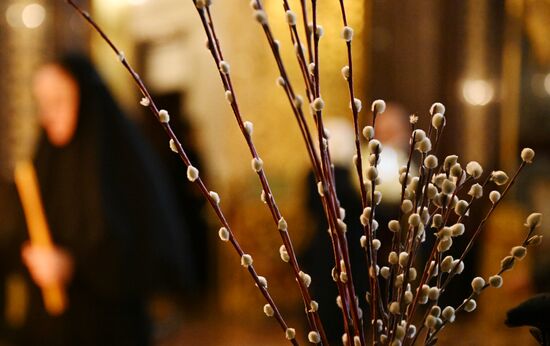 Russia Religion Palm Sunday