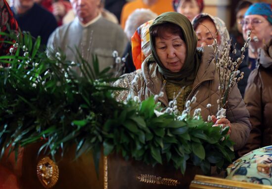 Russia Religion Palm Sunday