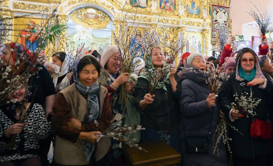 Russia Religion Palm Sunday
