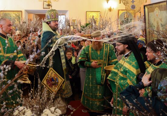 Russia Religion Palm Sunday