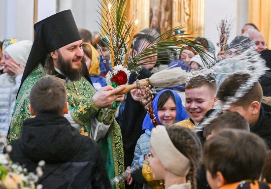 Russia Religion Palm Sunday