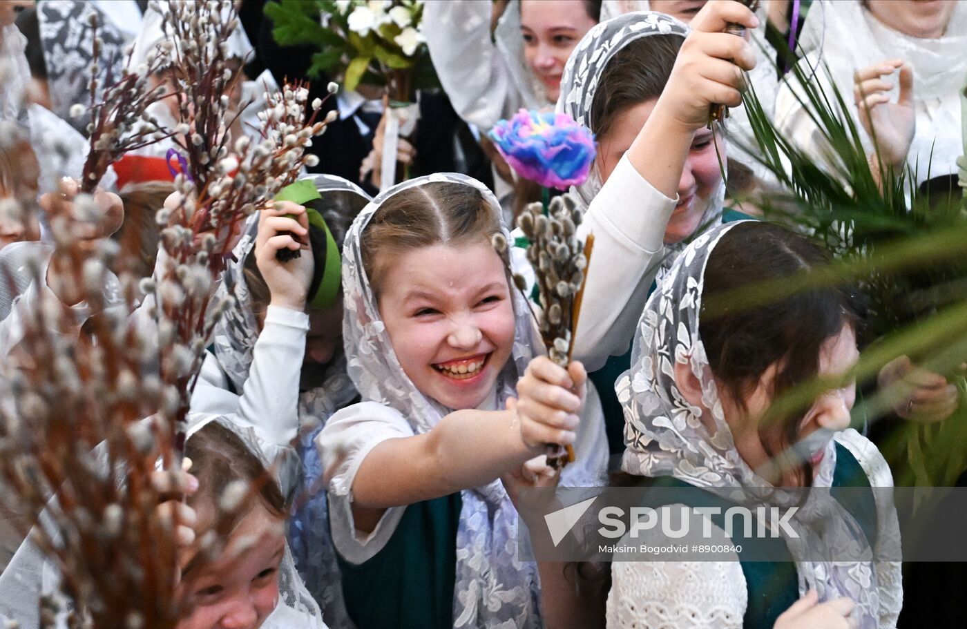 Russia Religion Palm Sunday