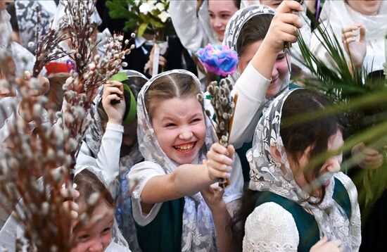 Russia Religion Palm Sunday