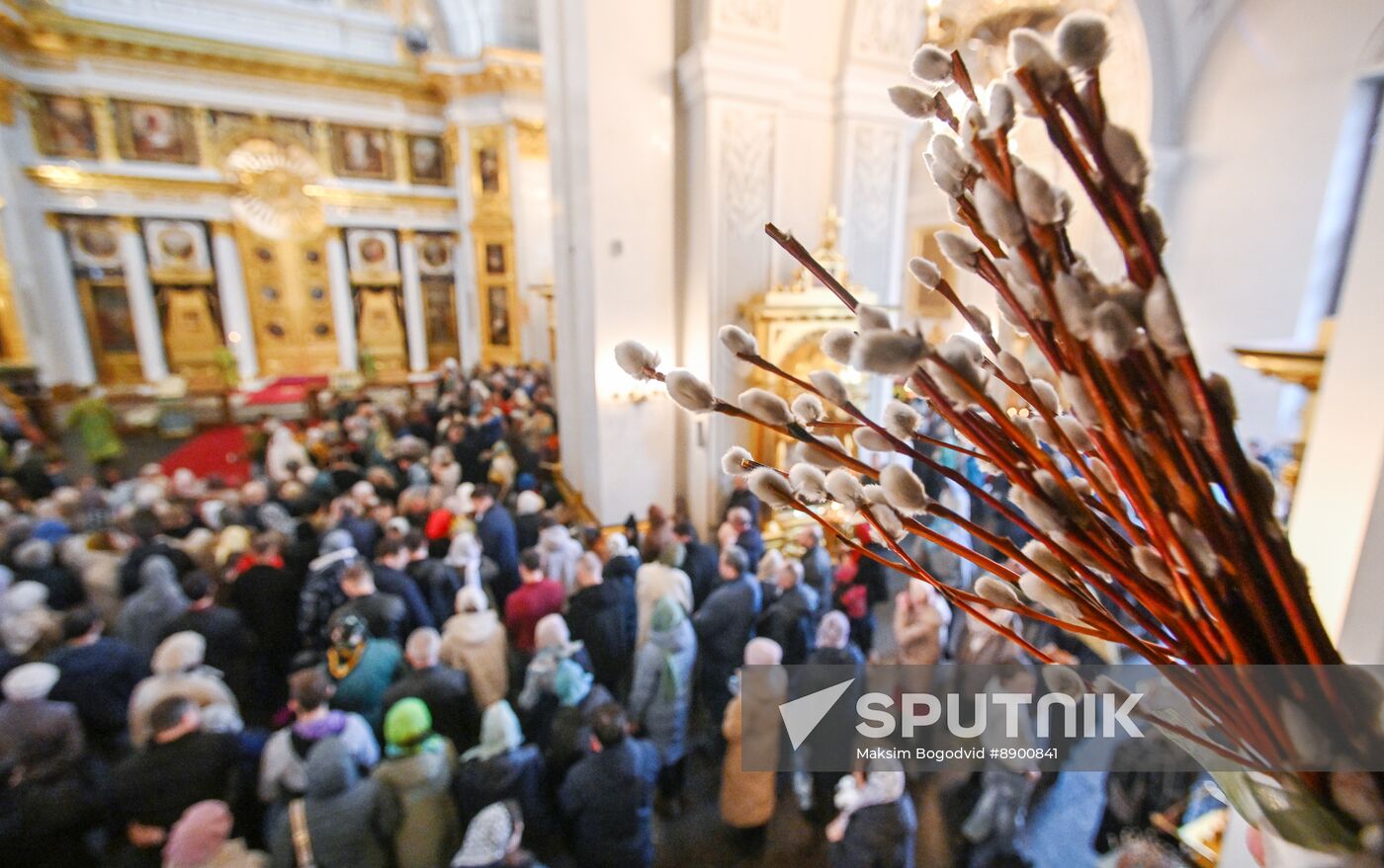 Russia Religion Palm Sunday
