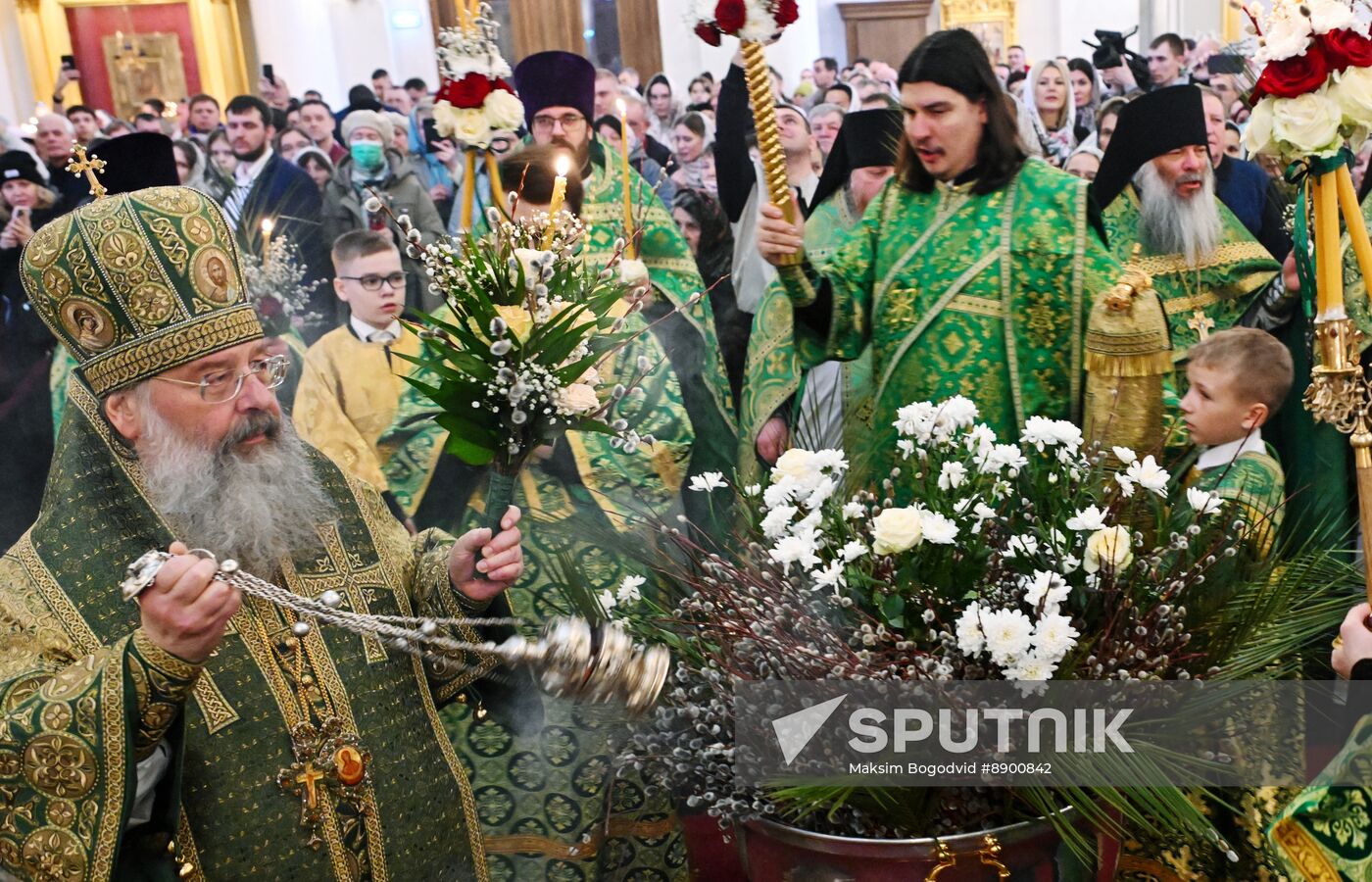 Russia Religion Palm Sunday