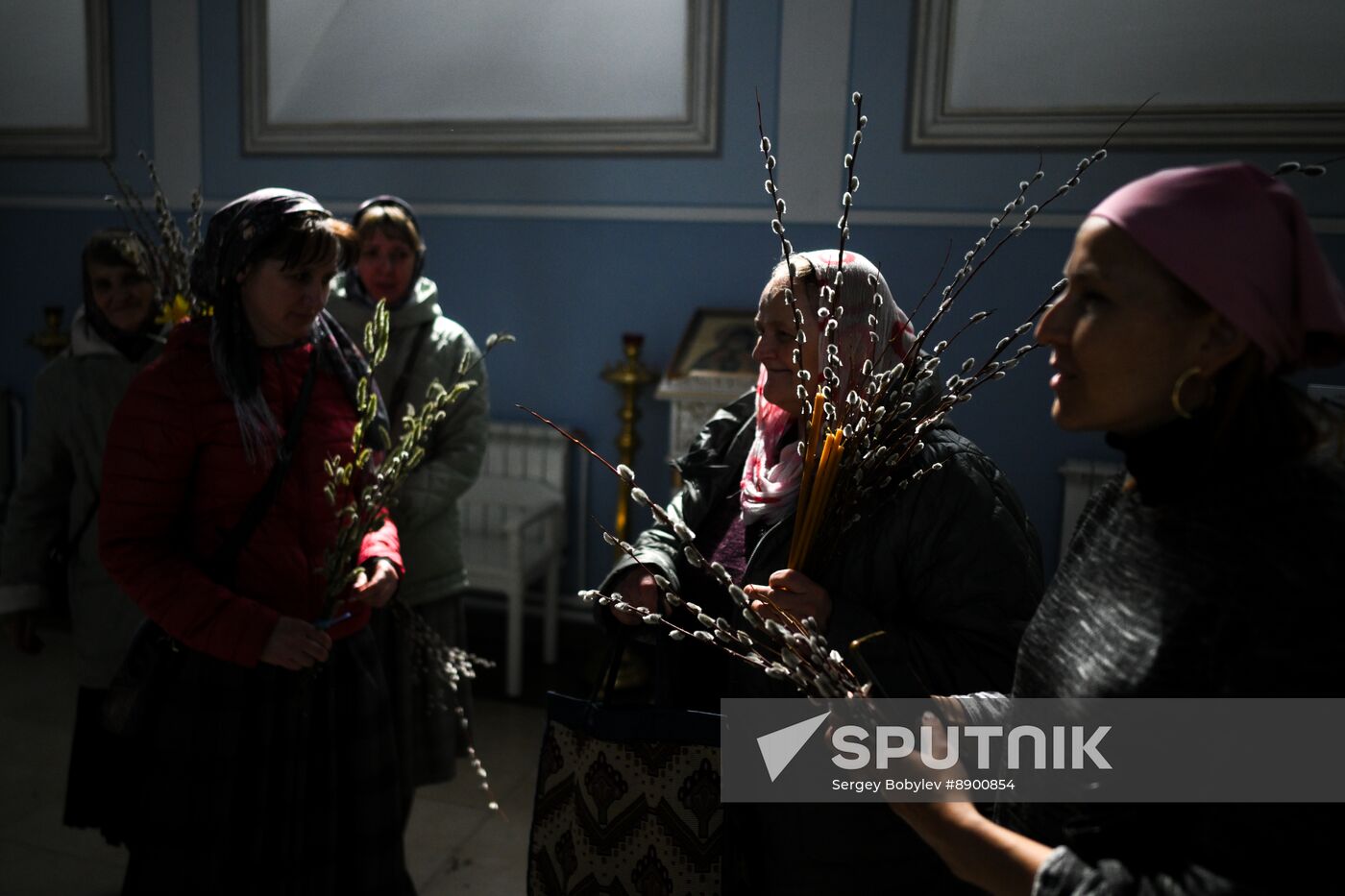 Russia Religion Palm Sunday