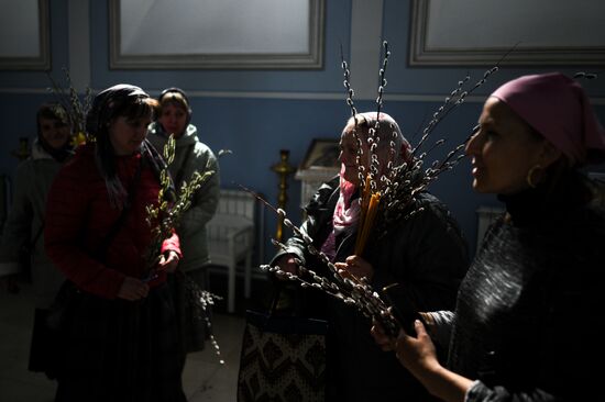 Russia Religion Palm Sunday