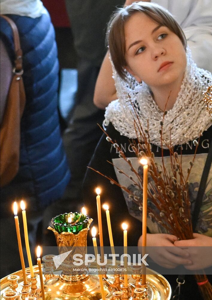 Russia Religion Palm Sunday