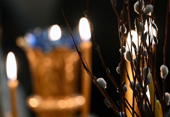 Russia Religion Palm Sunday