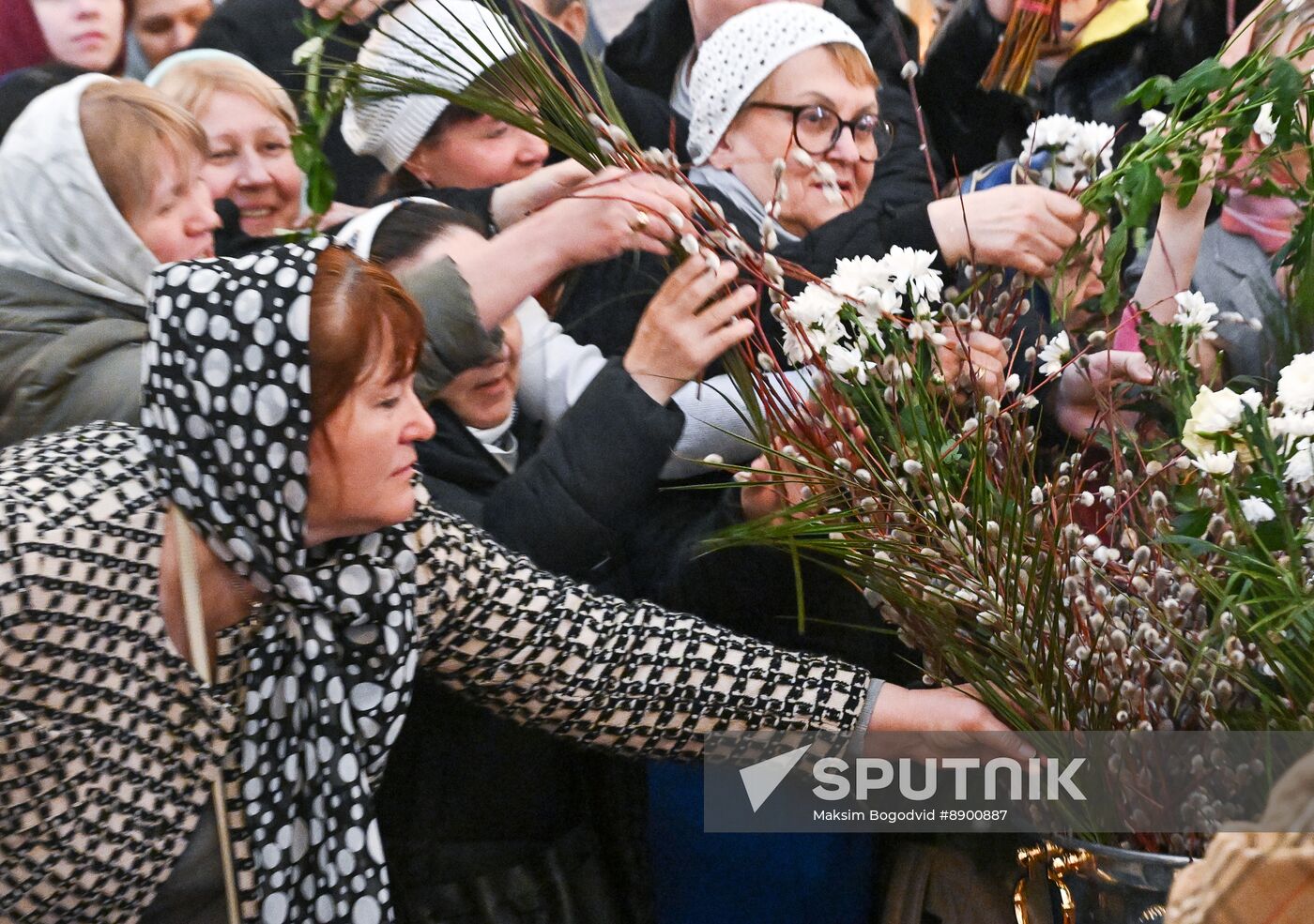 Russia Religion Palm Sunday