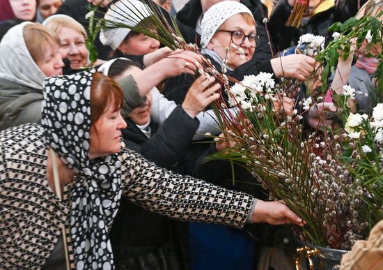 Russia Religion Palm Sunday