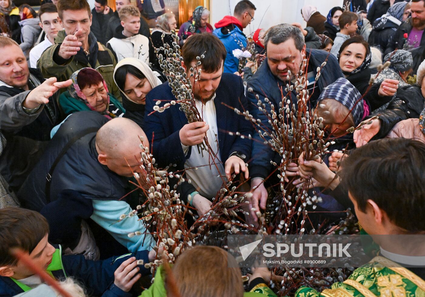 Russia Religion Palm Sunday