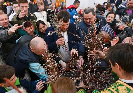 Russia Religion Palm Sunday