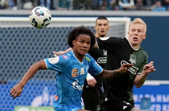 Russia Soccer Premier-League Zenit - Krasnodar