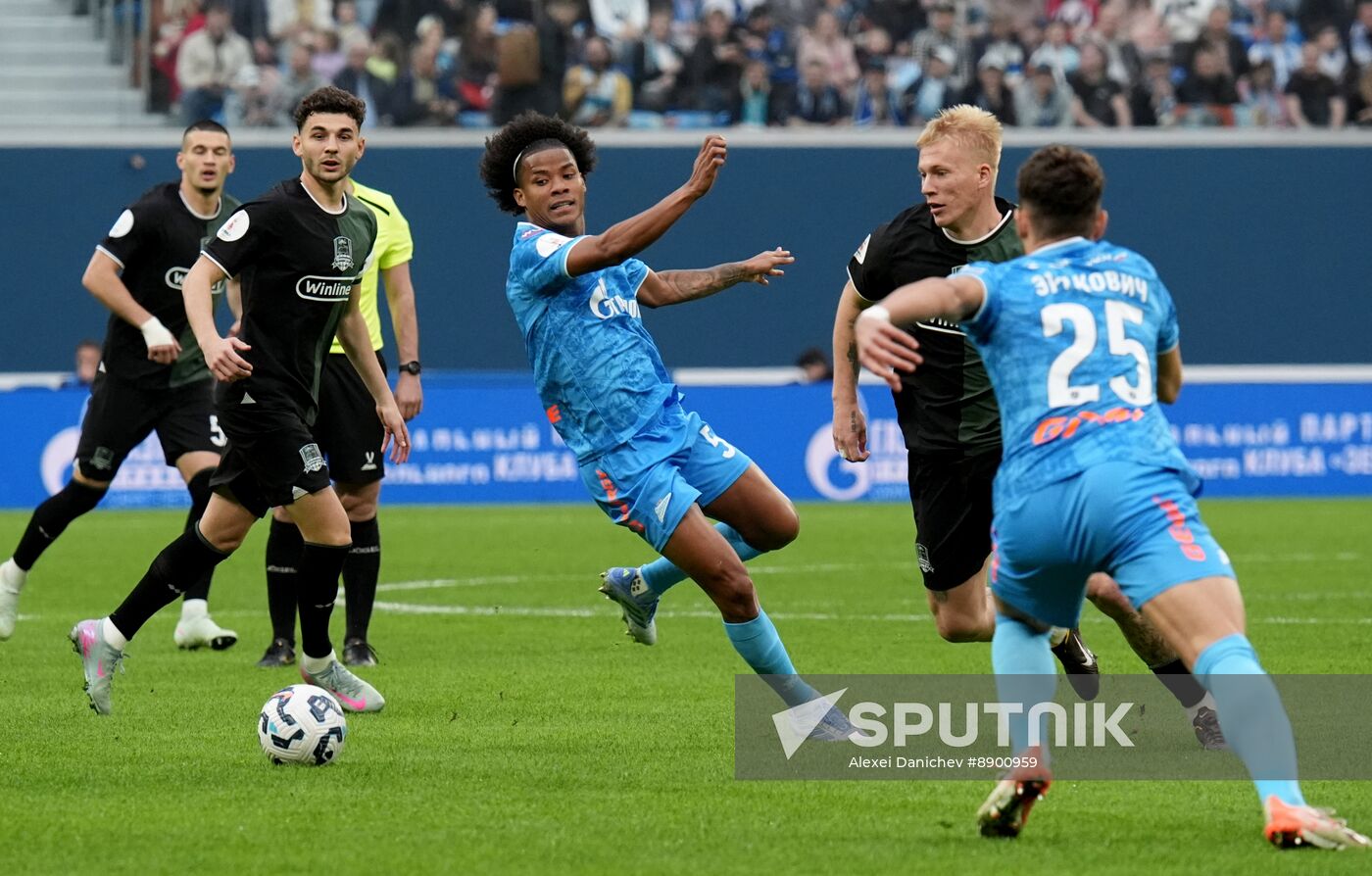 Russia Soccer Premier-League Zenit - Krasnodar