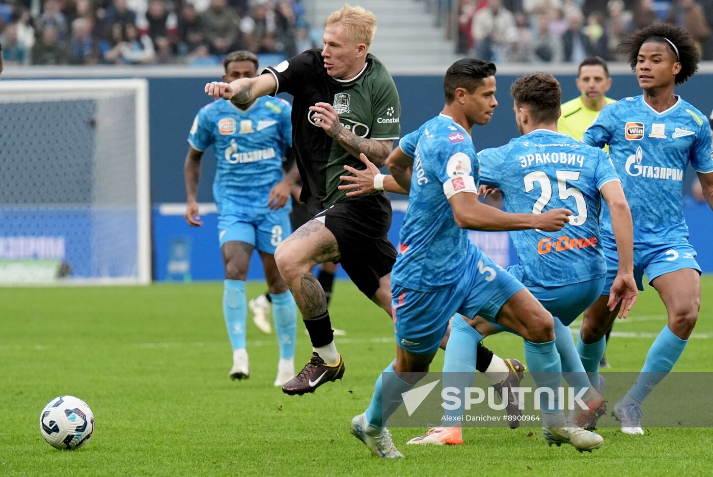 Russia Soccer Premier-League Zenit - Krasnodar