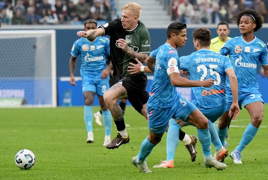 Russia Soccer Premier-League Zenit - Krasnodar