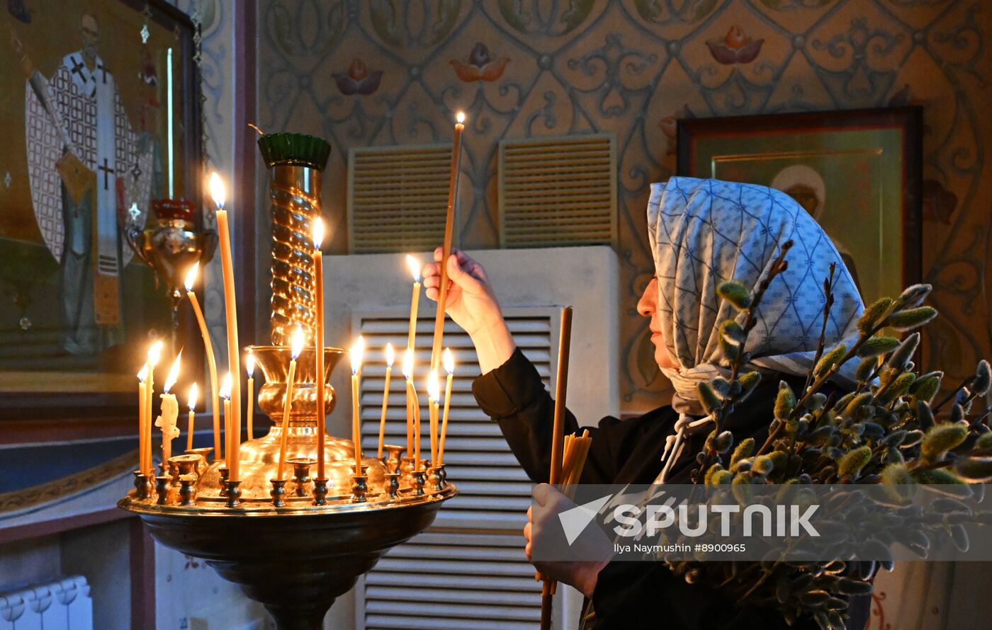 Russia Religion Palm Sunday