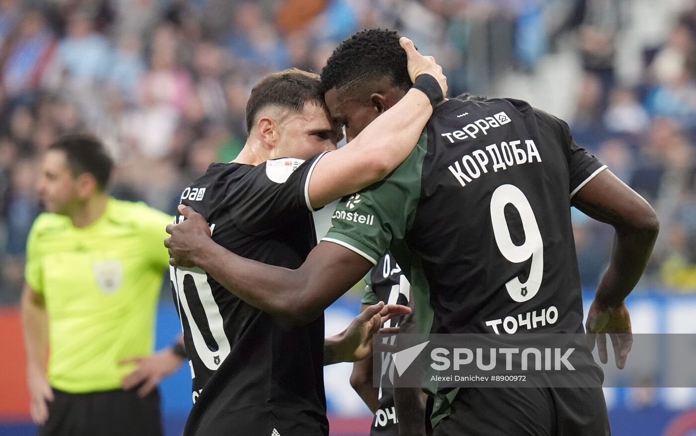 Russia Soccer Premier-League Zenit - Krasnodar