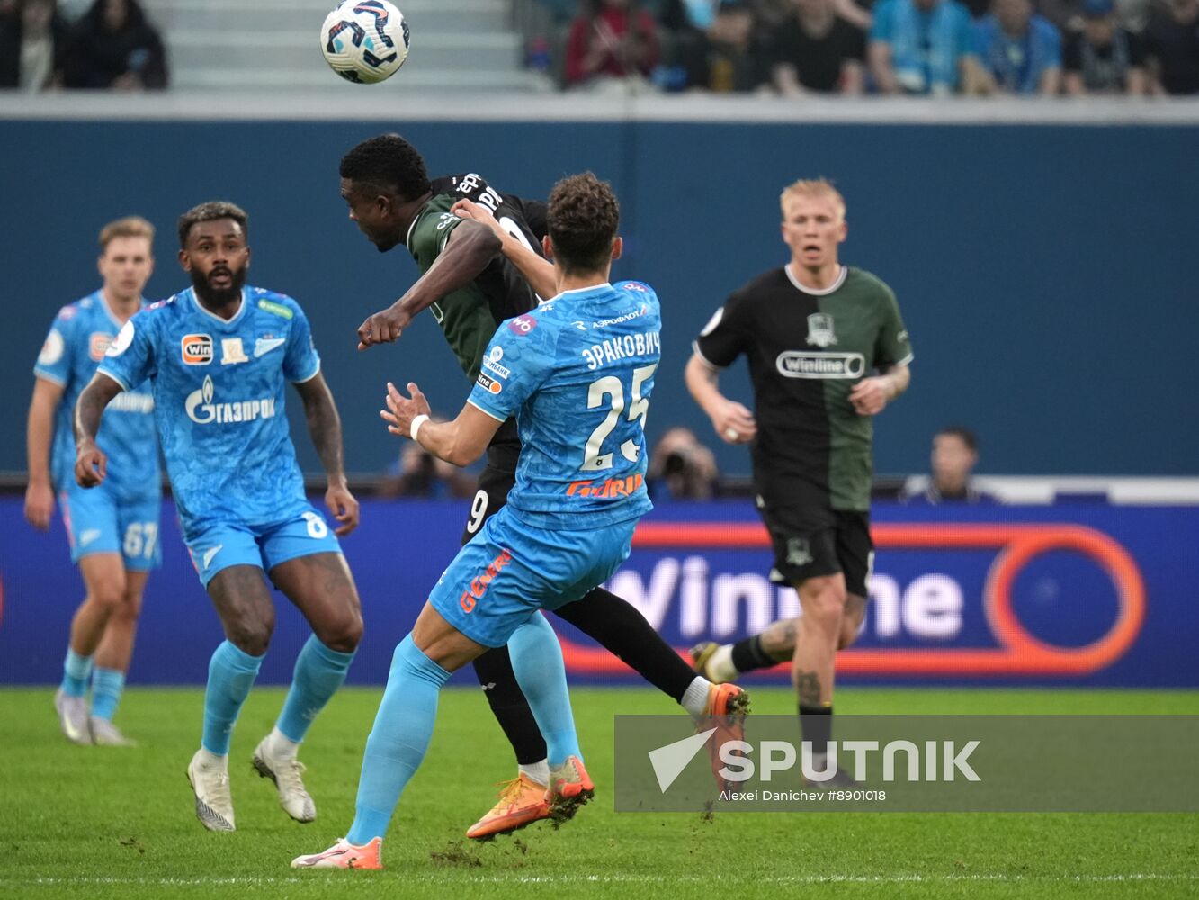 Russia Soccer Premier-League Zenit - Krasnodar