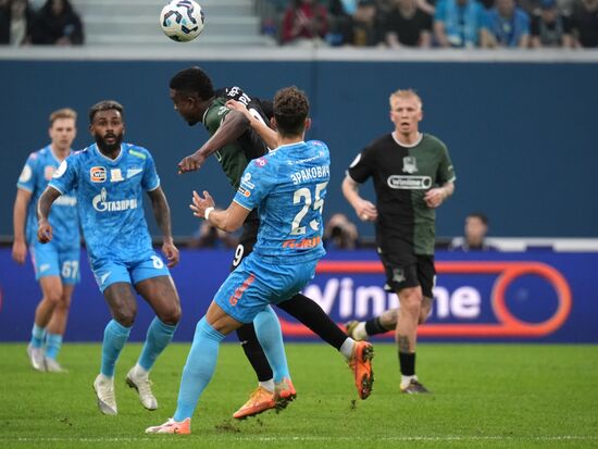 Russia Soccer Premier-League Zenit - Krasnodar