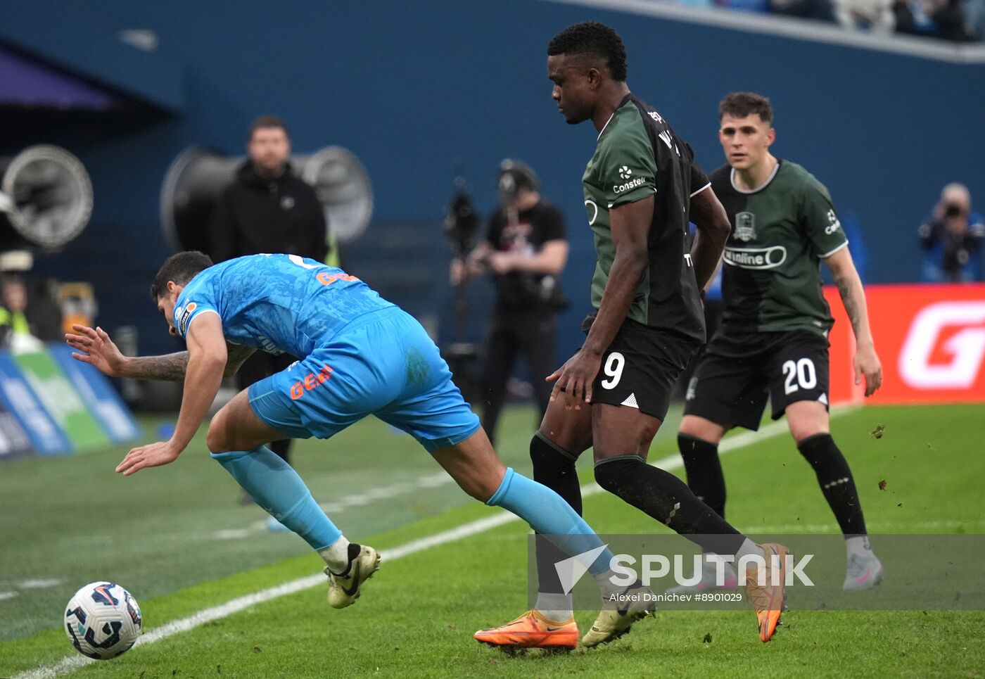 Russia Soccer Premier-League Zenit - Krasnodar