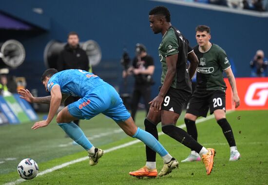 Russia Soccer Premier-League Zenit - Krasnodar