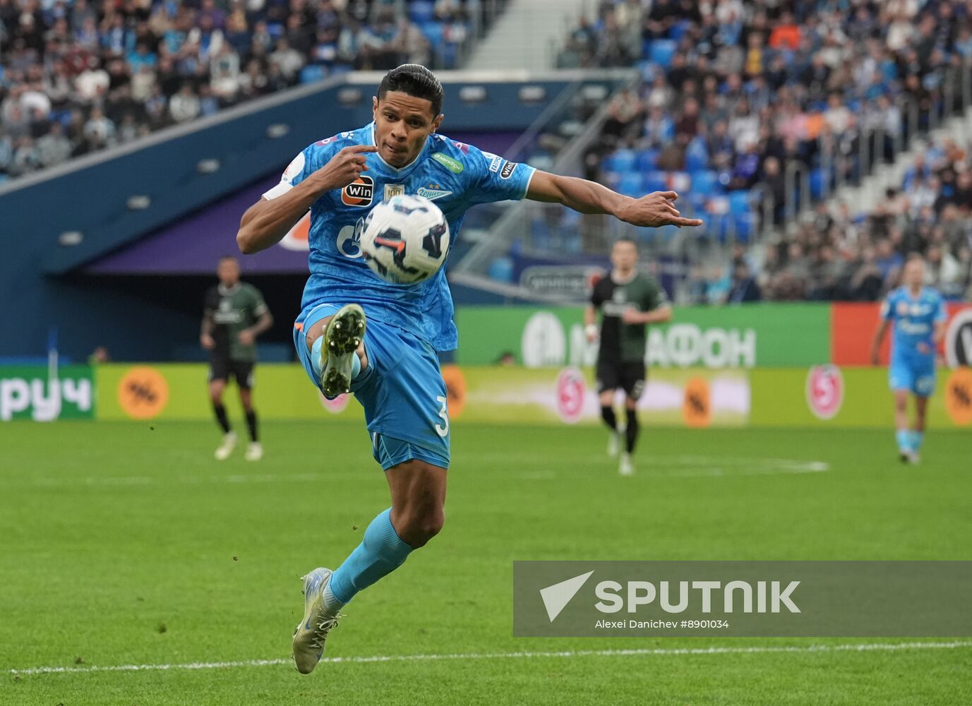 Russia Soccer Premier-League Zenit - Krasnodar