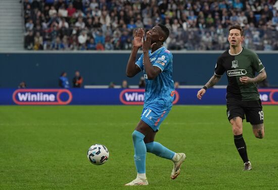 Russia Soccer Premier-League Zenit - Krasnodar