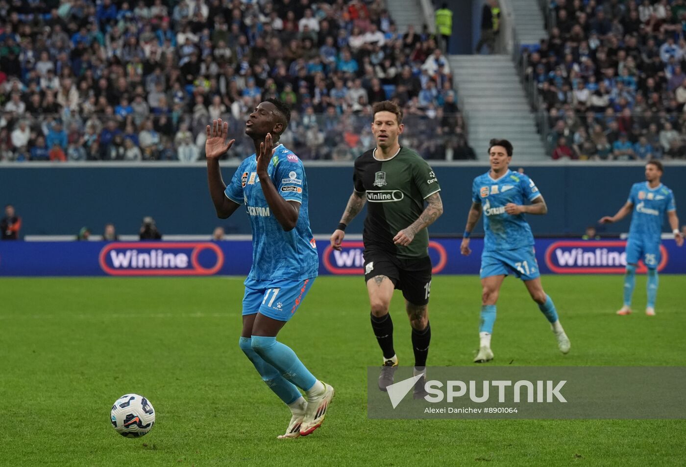 Russia Soccer Premier-League Zenit - Krasnodar