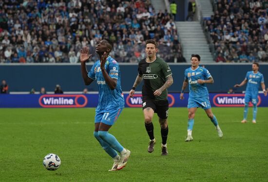 Russia Soccer Premier-League Zenit - Krasnodar