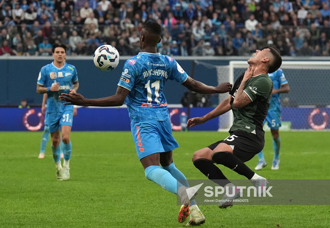 Russia Soccer Premier-League Zenit - Krasnodar