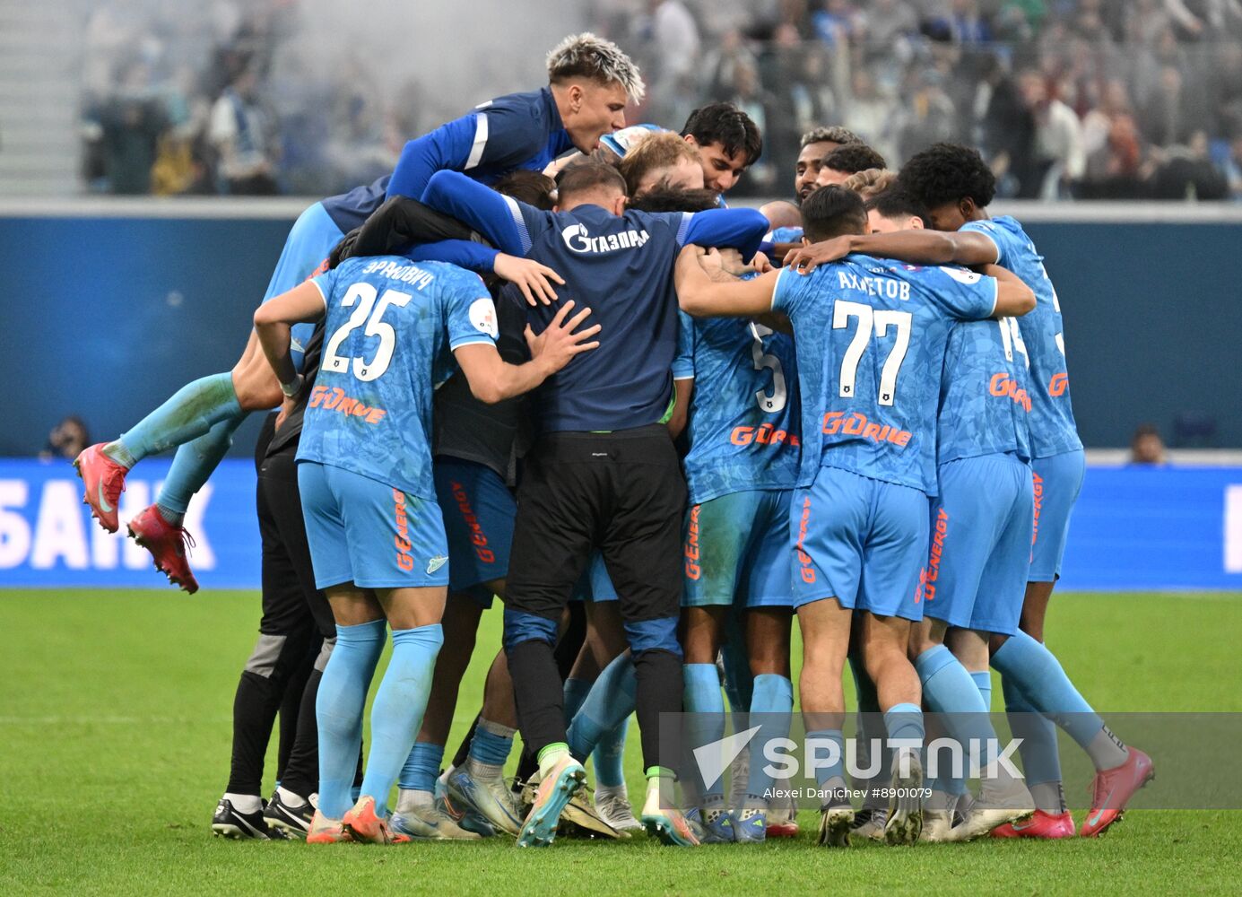 Russia Soccer Premier-League Zenit - Krasnodar