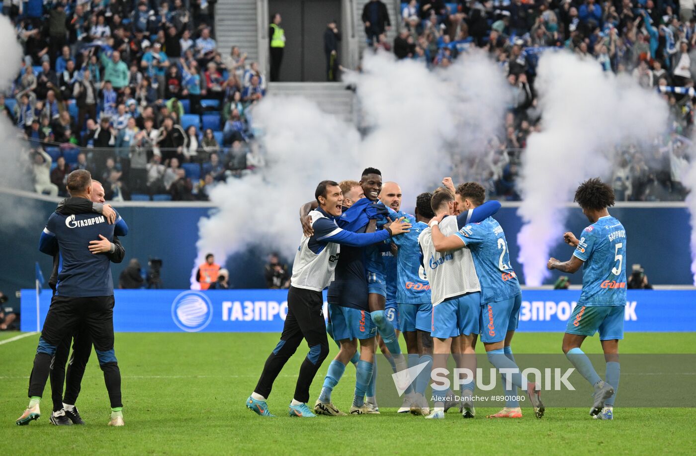 Russia Soccer Premier-League Zenit - Krasnodar