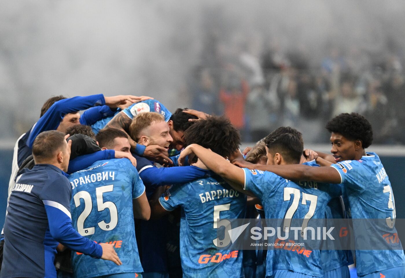 Russia Soccer Premier-League Zenit - Krasnodar