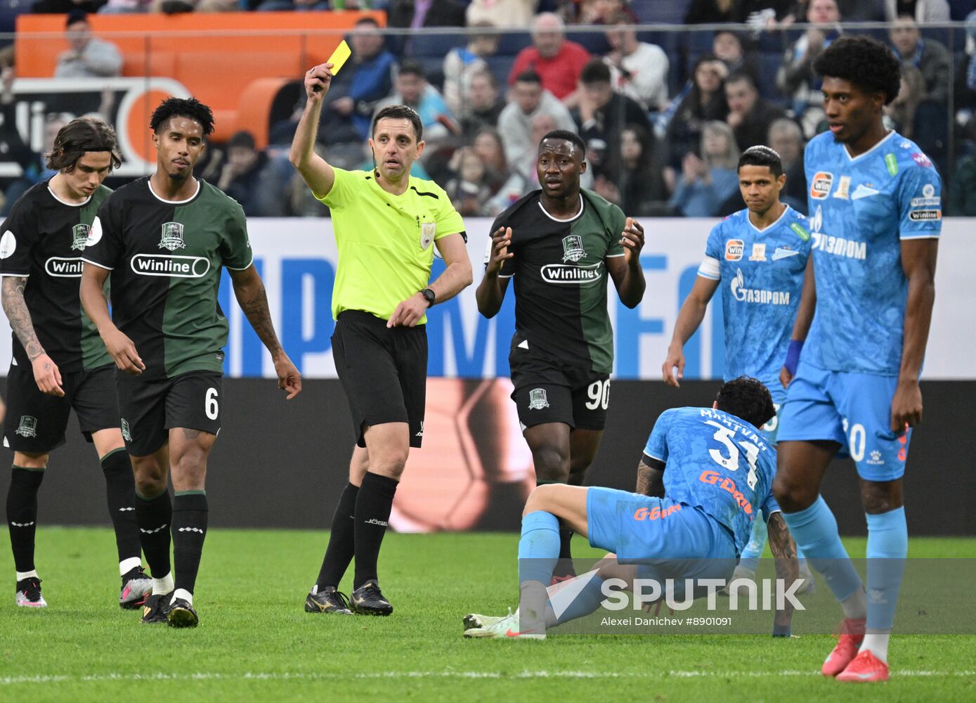 Russia Soccer Premier-League Zenit - Krasnodar