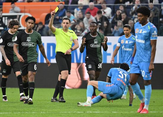 Russia Soccer Premier-League Zenit - Krasnodar