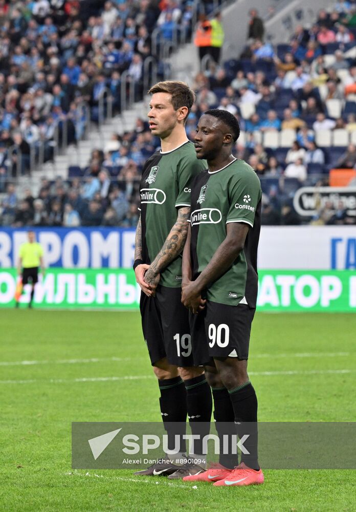 Russia Soccer Premier-League Zenit - Krasnodar