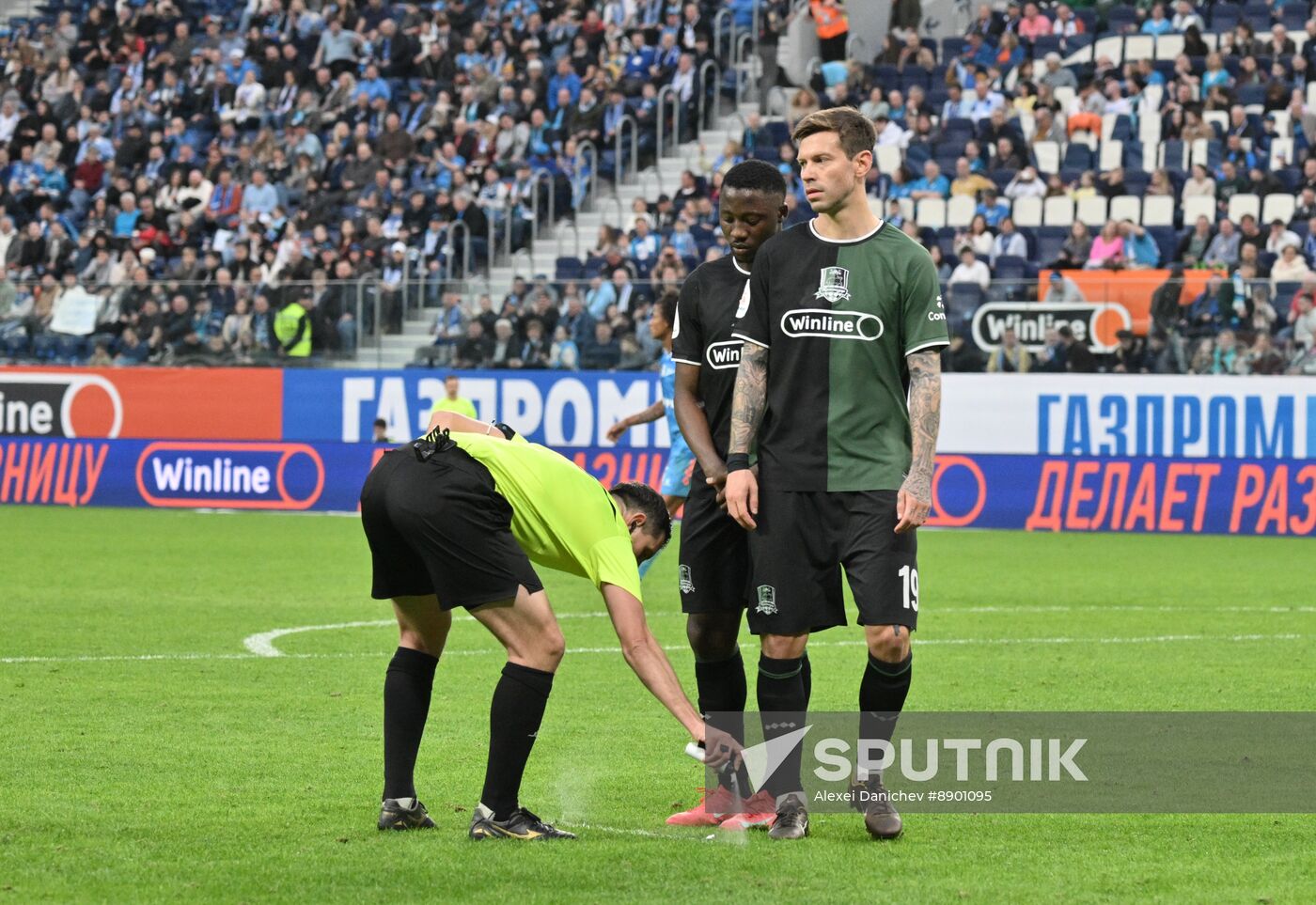 Russia Soccer Premier-League Zenit - Krasnodar