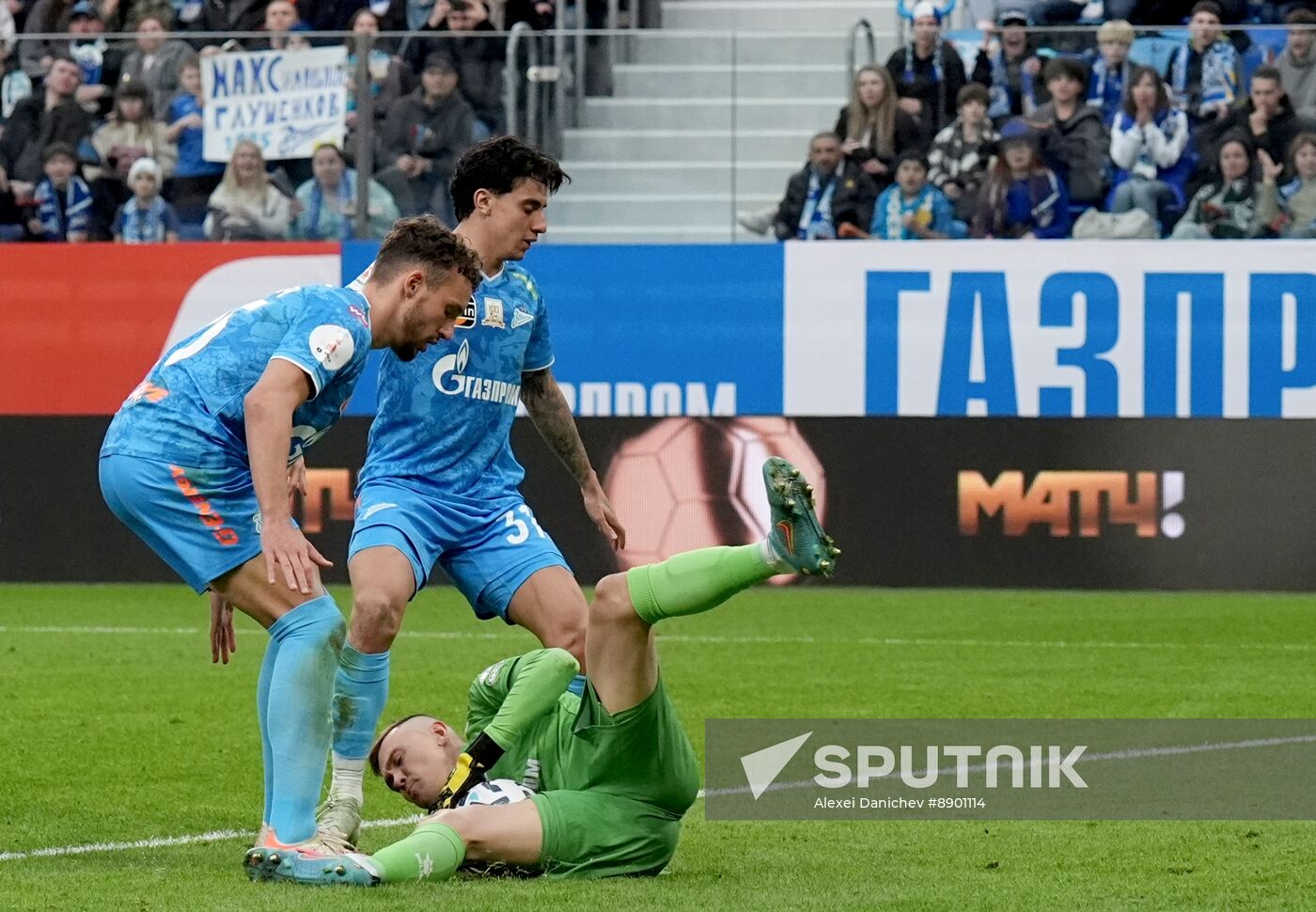 Russia Soccer Premier-League Zenit - Krasnodar
