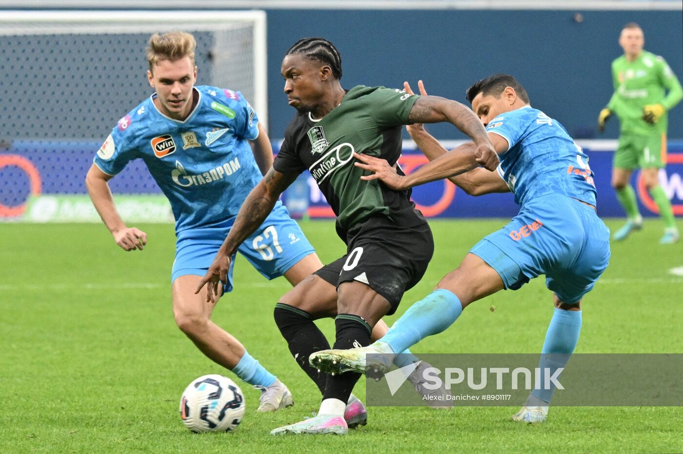 Russia Soccer Premier-League Zenit - Krasnodar