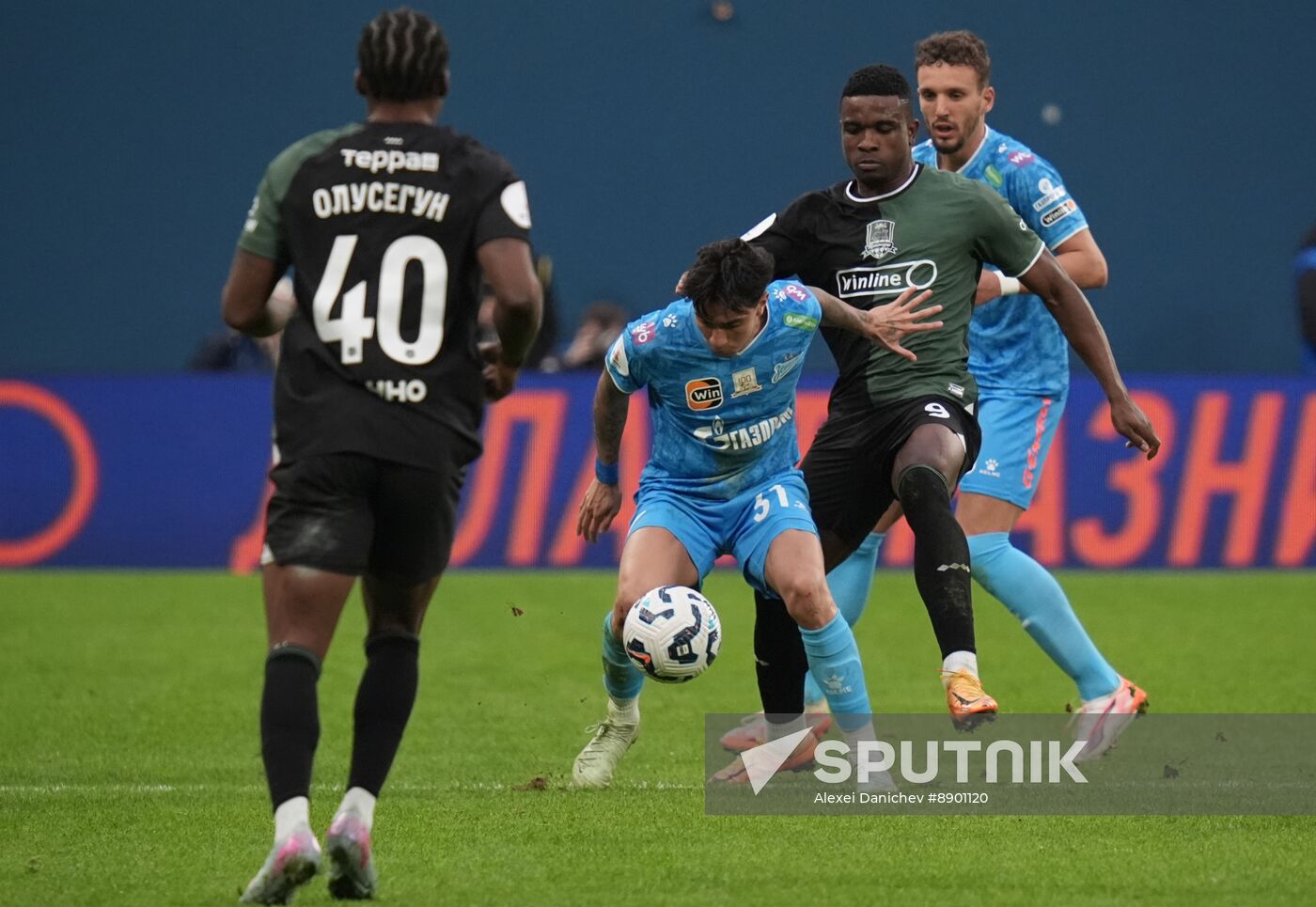 Russia Soccer Premier-League Zenit - Krasnodar