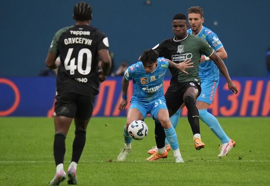 Russia Soccer Premier-League Zenit - Krasnodar