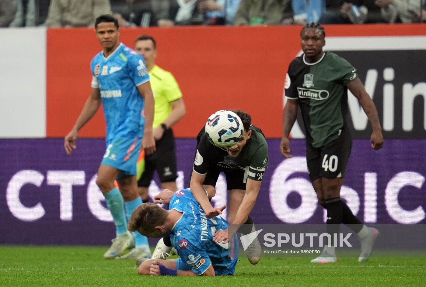 Russia Soccer Premier-League Zenit - Krasnodar