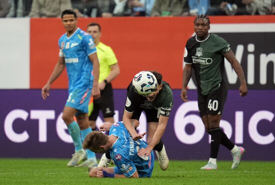 Russia Soccer Premier-League Zenit - Krasnodar